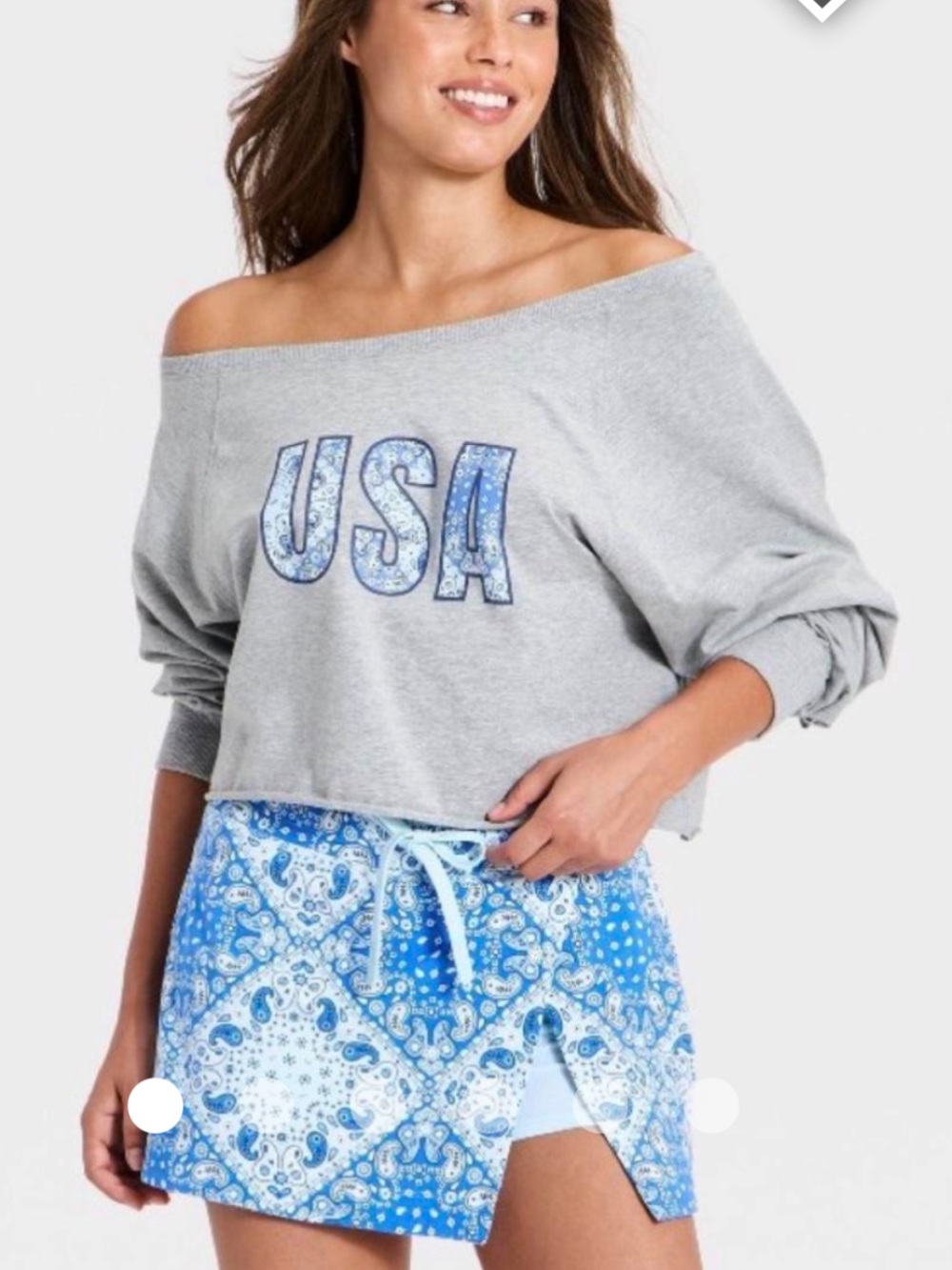 NWT Joylab Off The Shoulder Crop Top